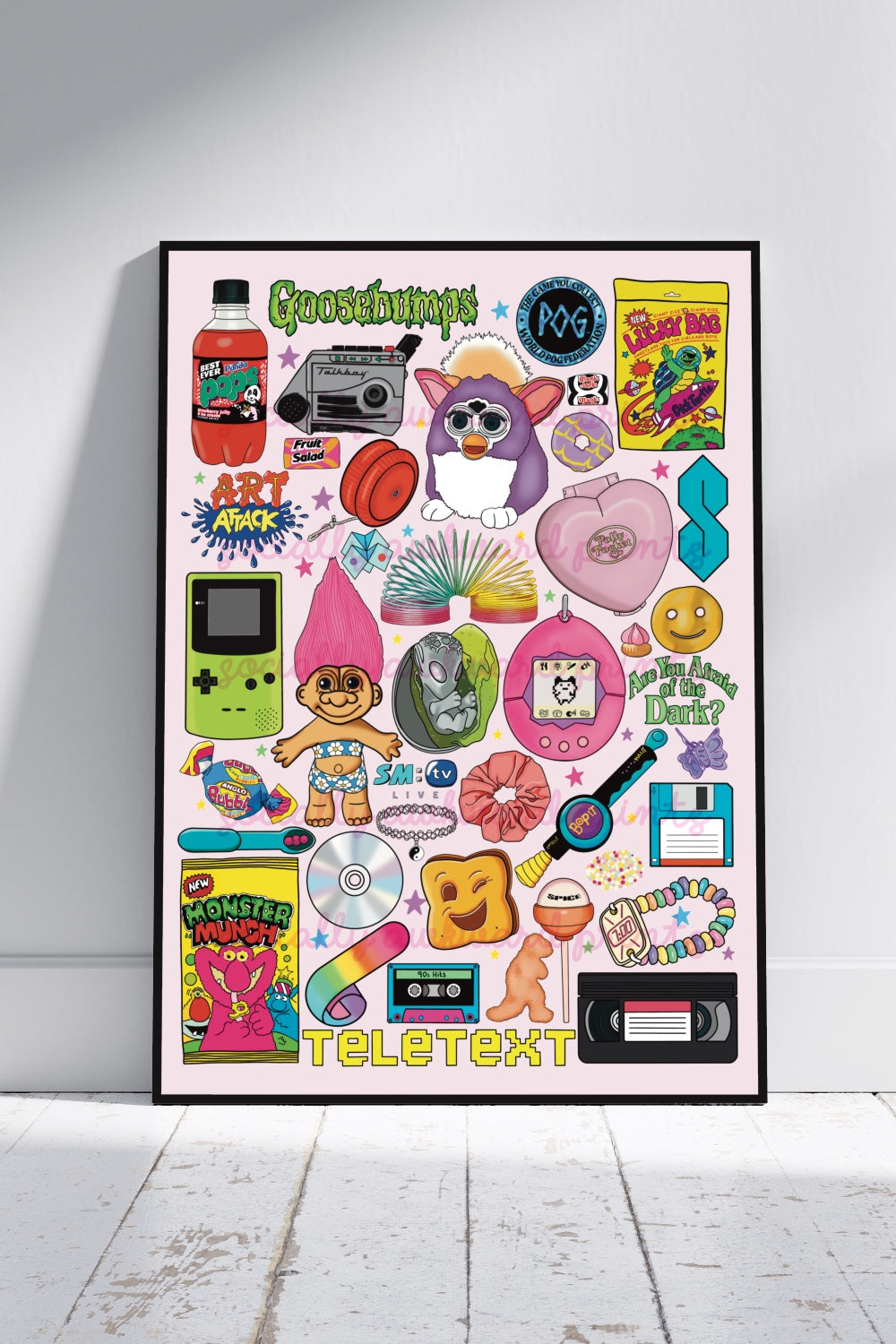 90s Nostalgia - A4 Art Print