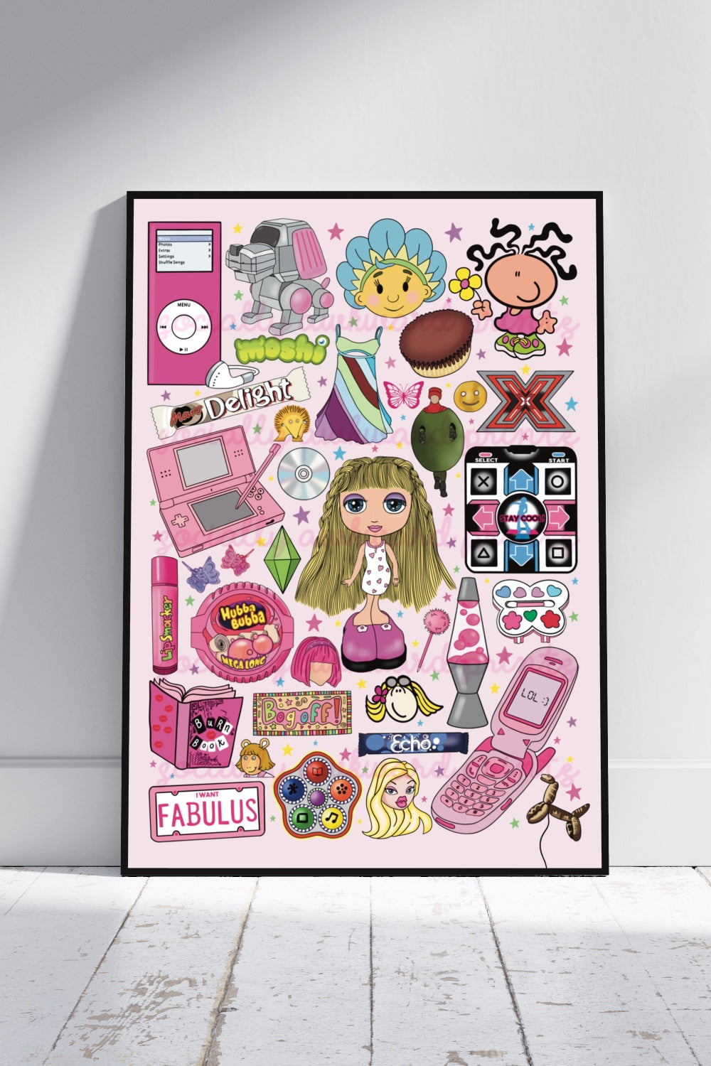 Y2K Nostalgia - A4 Art Print