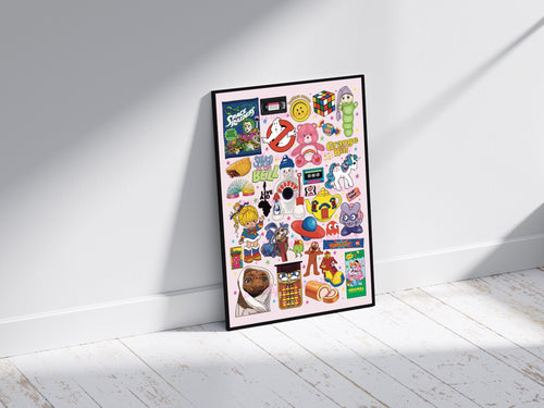 80s Nostalgia - A4 Art Print