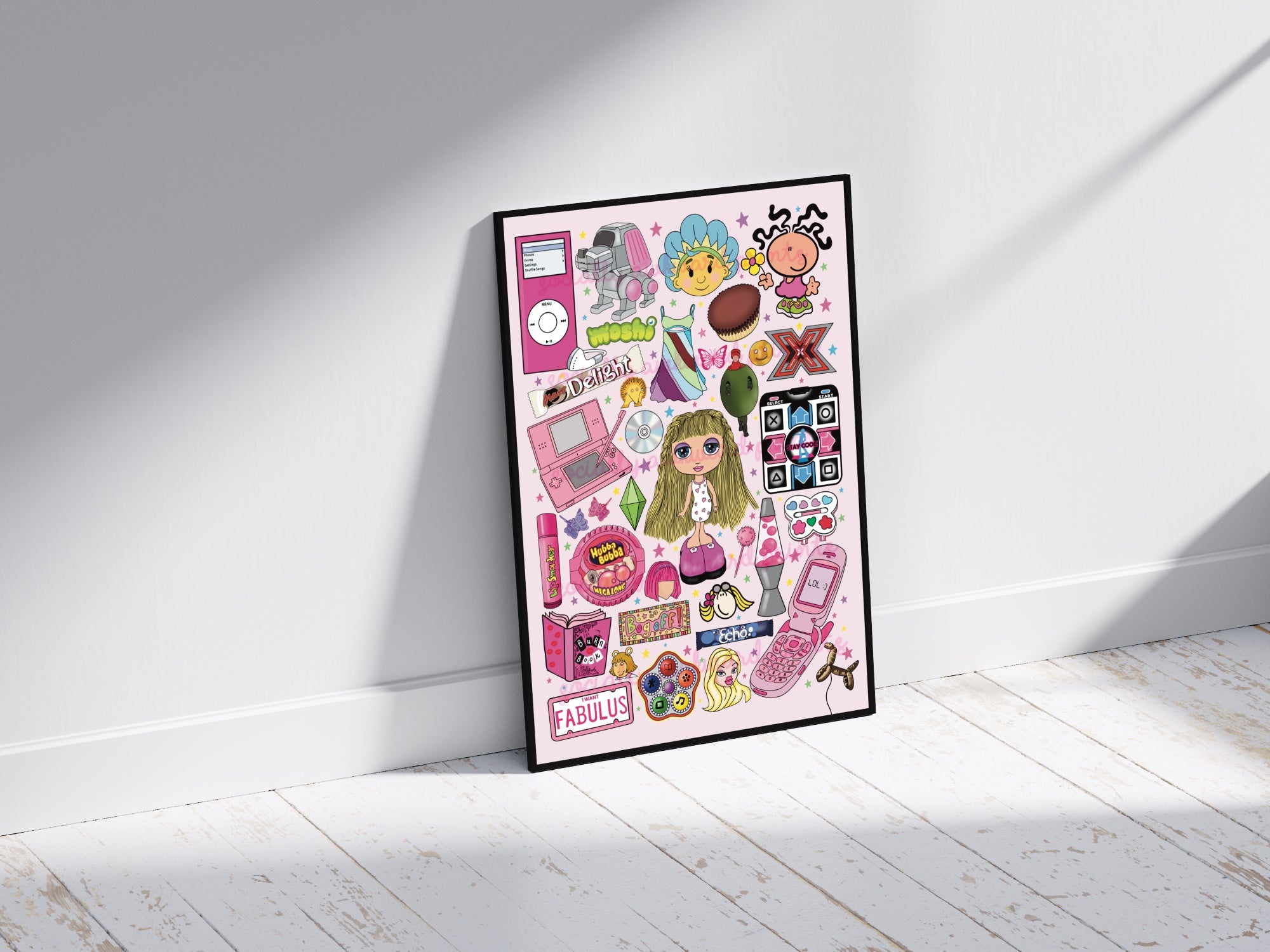 Y2K Nostalgia - A4 Art Print