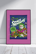 Retro Alien Crisps Snack Inspired Art Print – 90s Nostalgia Wall Art A4 A3