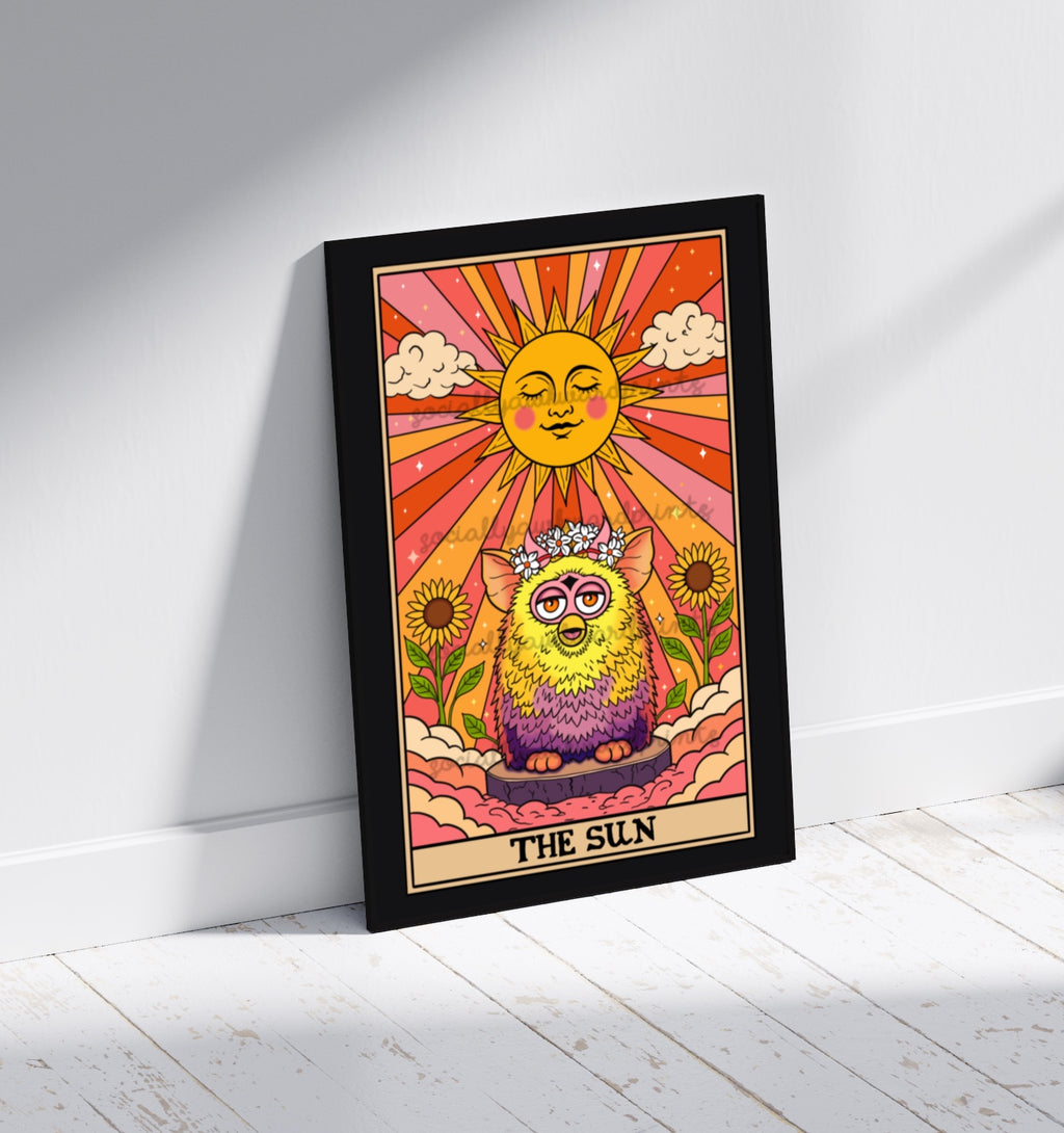 The Sun Art Print - Tarot 90s Toy Inspired Wall Art A4 A3